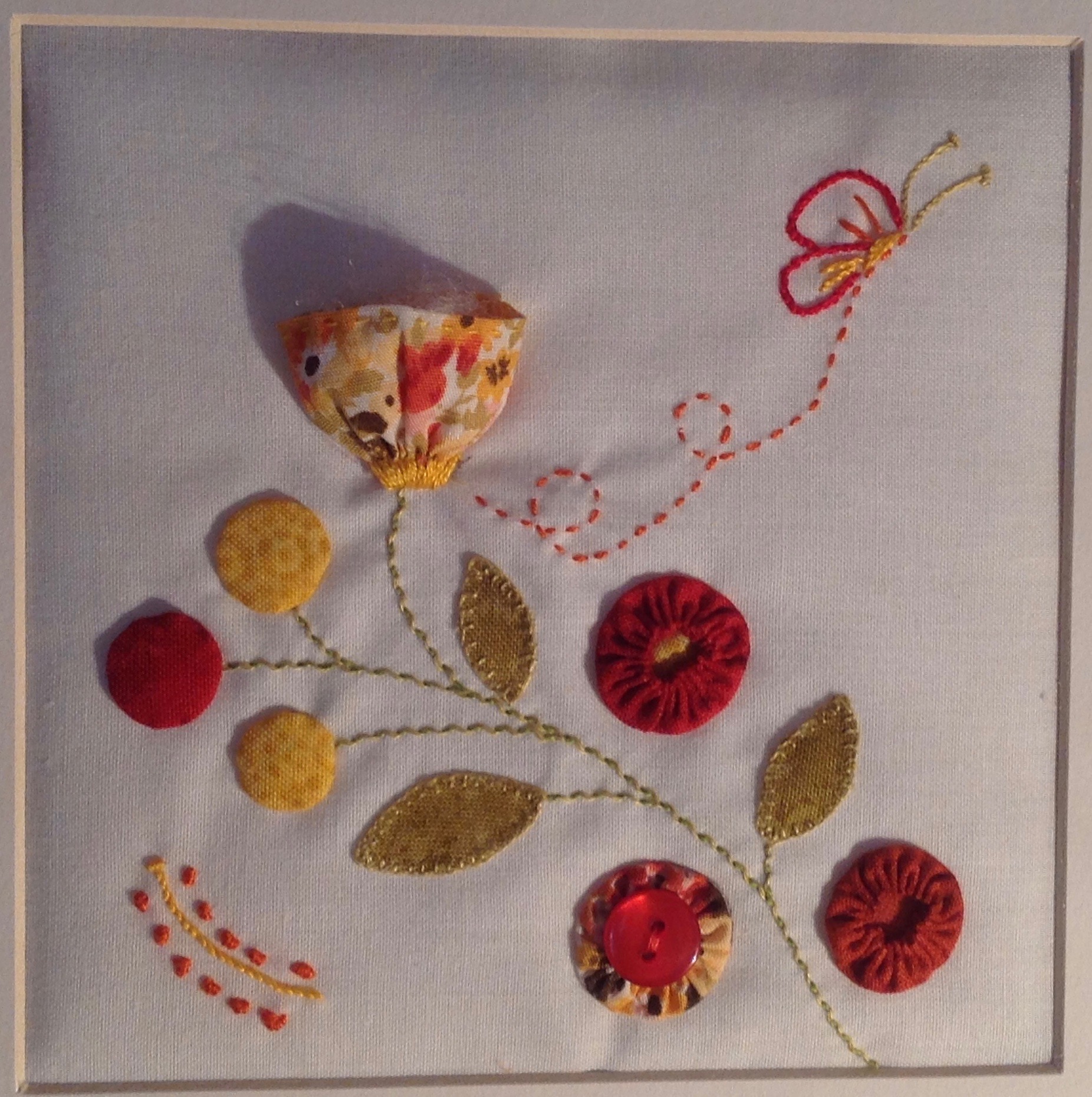 Petit panneau fleurs
